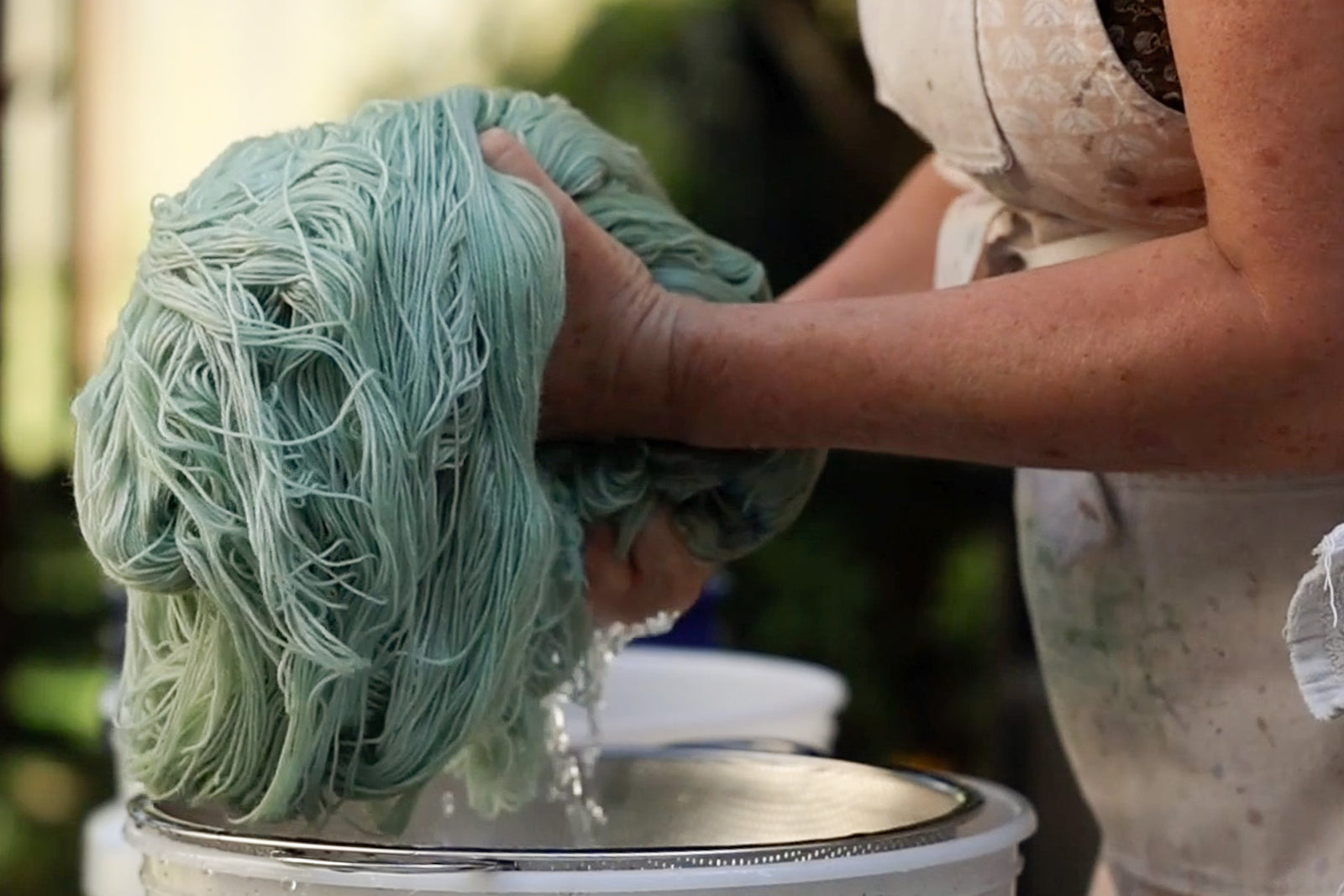 How I dye yarn
