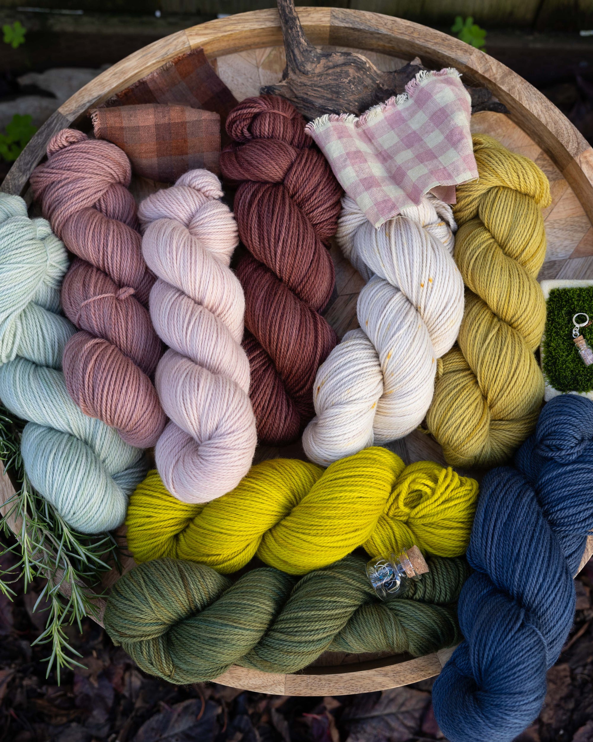 Targhee Worsted color sets (225g) for knitters & crocheters