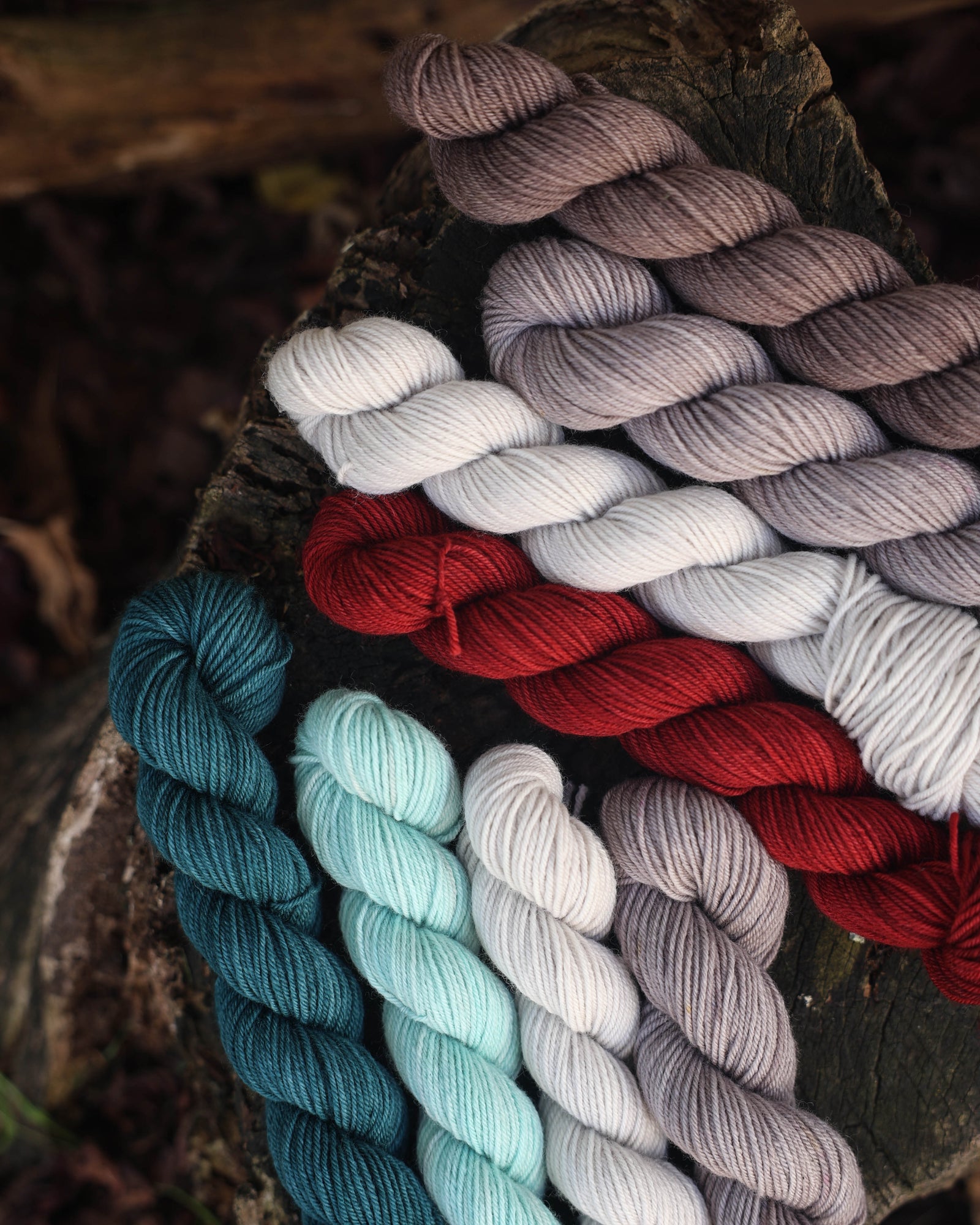 Choose your colors | yarn sets for knitted gnomes