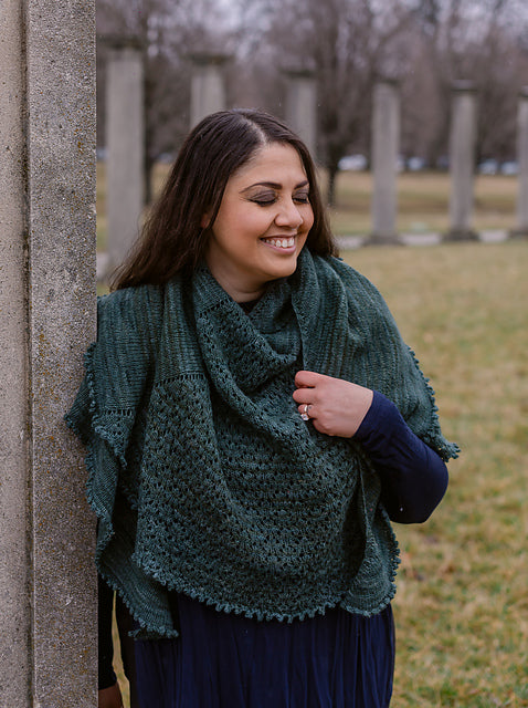 Lichen shawl