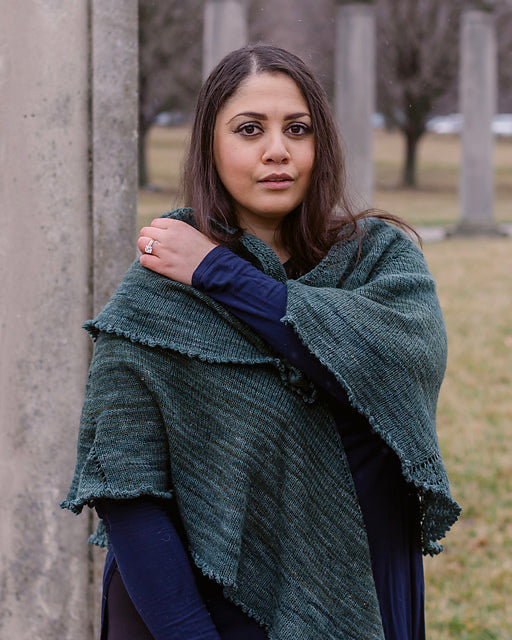 Lichen shawl