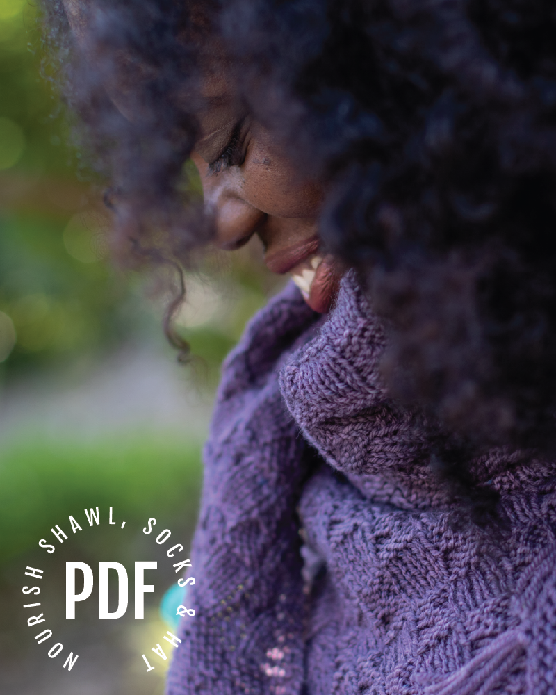 Nourish e-book (shawl, hat &amp; socks) | patterns by Dawn Henderson