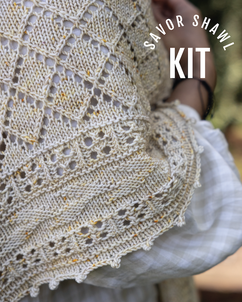 Savor shawl kit