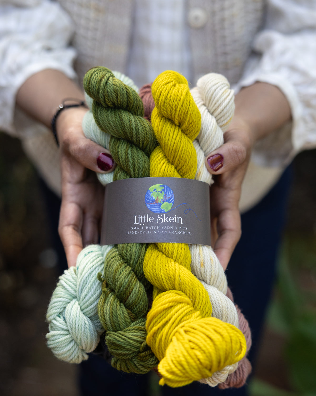 Targhee Worsted color sets (225g) for knitters &amp; crocheters