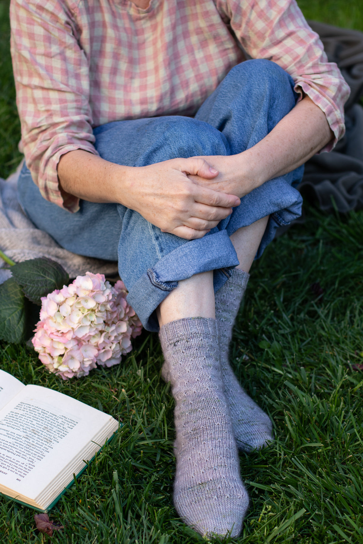 Garden Sprinkles sock pattern