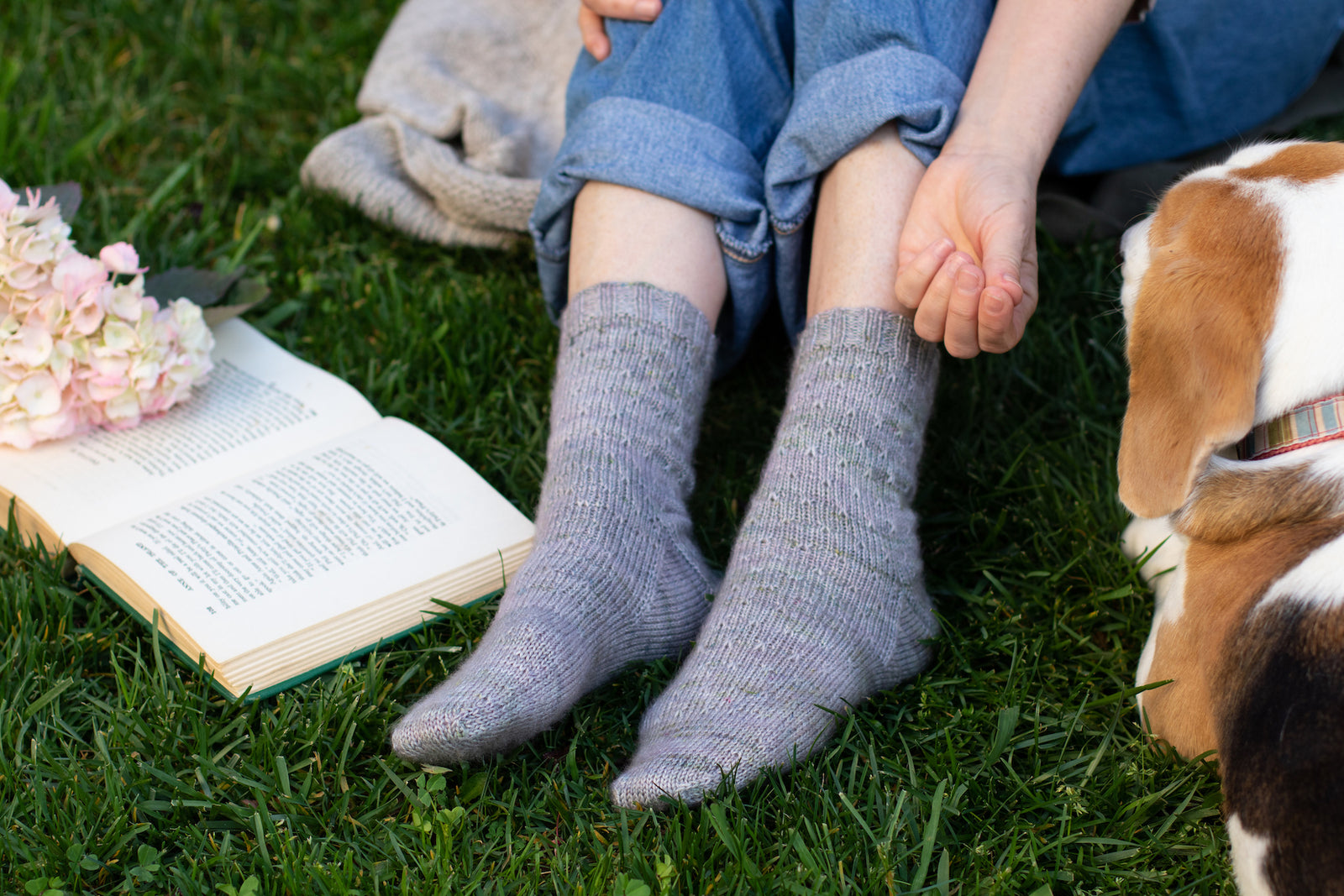 Garden Sprinkles sock pattern